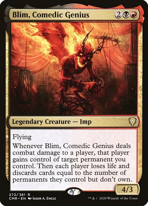 Blim, Comedic Genius, carta Magic di tipo Legendary Creature — Imp illustrata da Jason A. Engle