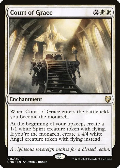 Court of Grace, carta Magic di tipo Enchantment illustrata da Denman Rooke