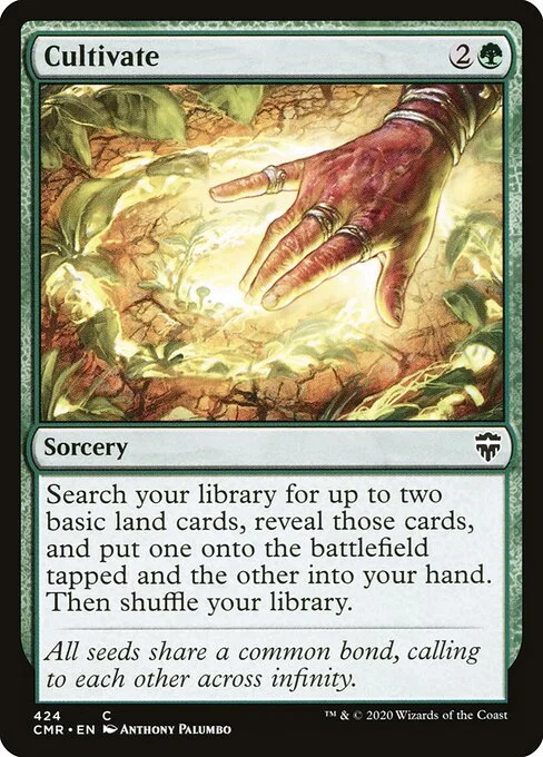 Cultivate, carta Magic di tipo Sorcery illustrata da Anthony Palumbo