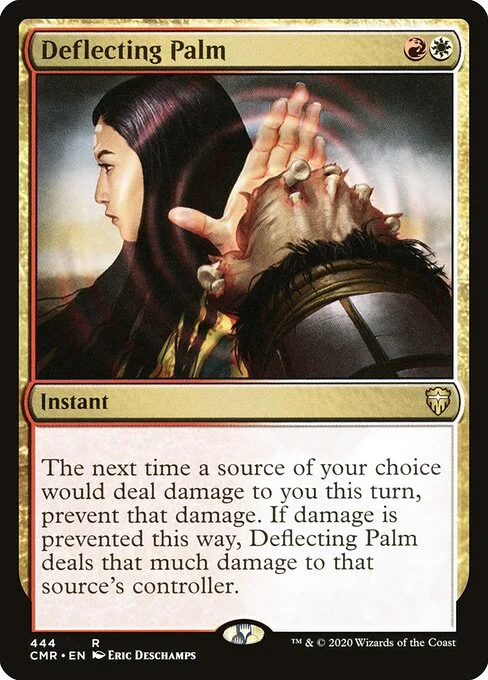 Deflecting Palm, carta Magic di tipo Instant illustrata da Eric Deschamps