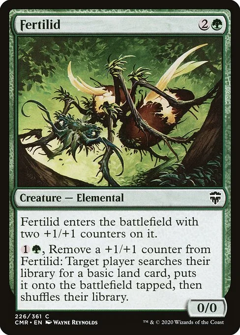 Fertilid, carta Magic di tipo Creature — Elemental illustrata da Wayne Reynolds