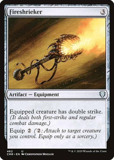 Fireshrieker, carta Magic di tipo Artifact — Equipment illustrata da Christopher Moeller