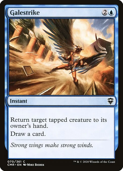 Galestrike, carta Magic di tipo Instant illustrata da Mike Bierek