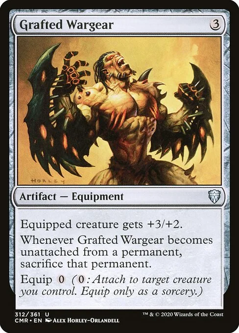 Grafted Wargear, carta Magic di tipo Artifact — Equipment illustrata da Alex Horley-Orlandelli