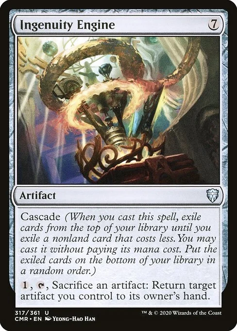 Ingenuity Engine, carta Magic di tipo Artifact illustrata da Yeong-Hao Han