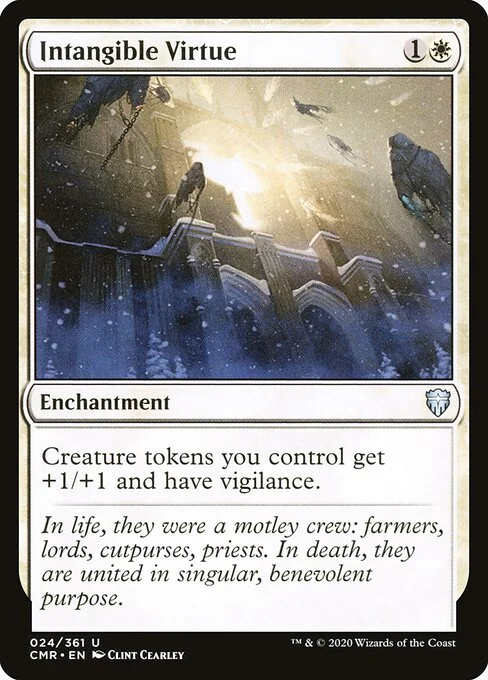 Intangible Virtue, carta Magic di tipo Enchantment illustrata da Clint Cearley