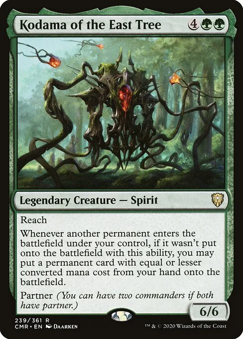 Kodama of the East Tree, carta Magic di tipo Legendary Creature — Spirit illustrata da Daarken