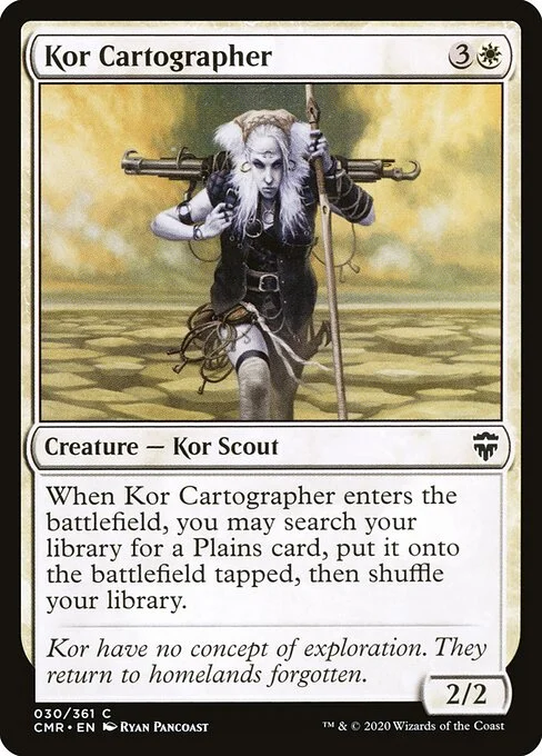 Kor Cartographer, carta Magic di tipo Creature — Kor Scout illustrata da Ryan Pancoast