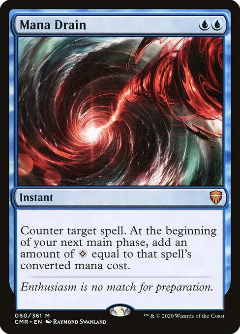 Mana Drain, carta Magic di tipo Instant illustrata da Raymond Swanland