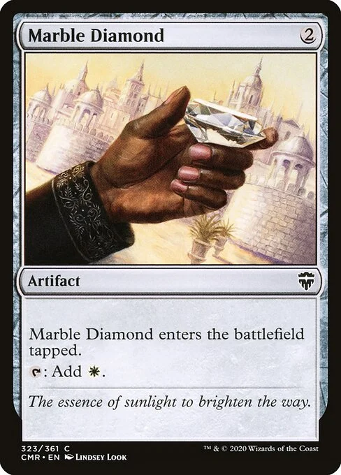 Marble Diamond, carta Magic di tipo Artifact illustrata da Lindsey Look