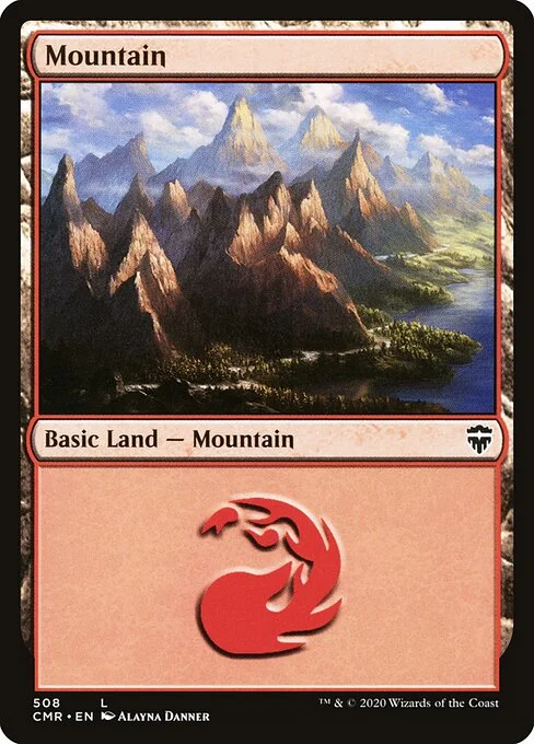 Mountain, carta Magic di tipo Basic Land — Mountain illustrata da Alayna Danner