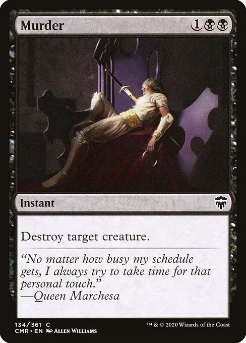 Murder, carta Magic di tipo Instant illustrata da Allen Williams