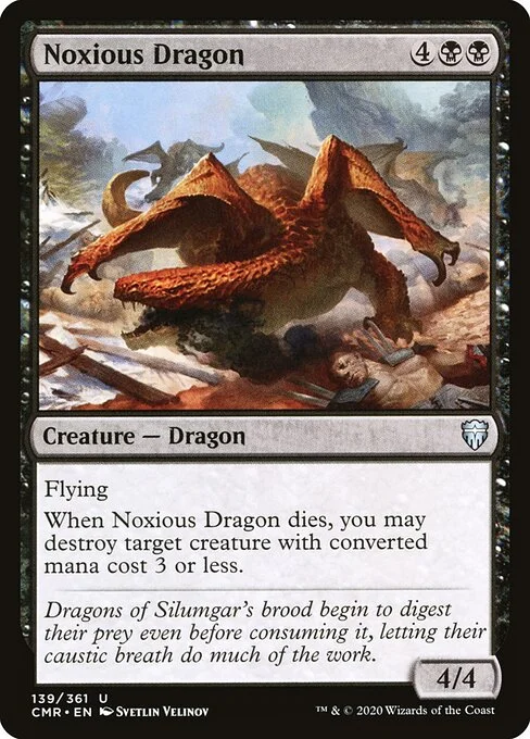 Noxious Dragon, carta Magic di tipo Creature — Dragon illustrata da Svetlin Velinov