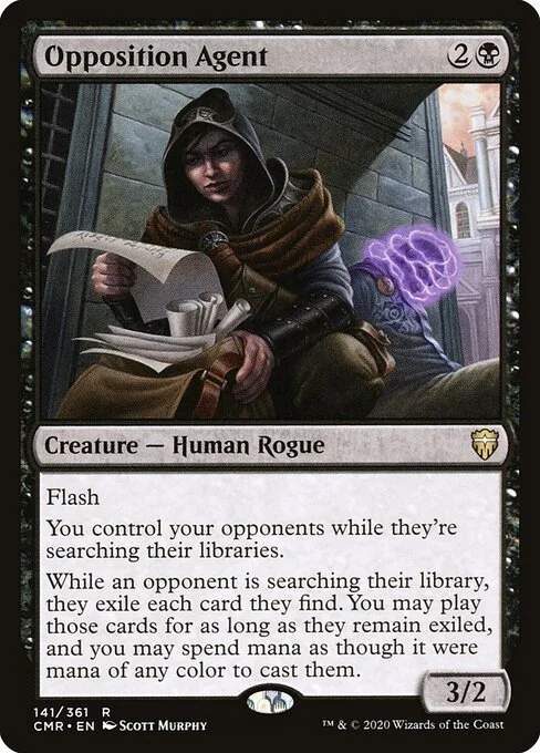 Opposition Agent, carta Magic di tipo Creature — Human Rogue illustrata da Scott Murphy