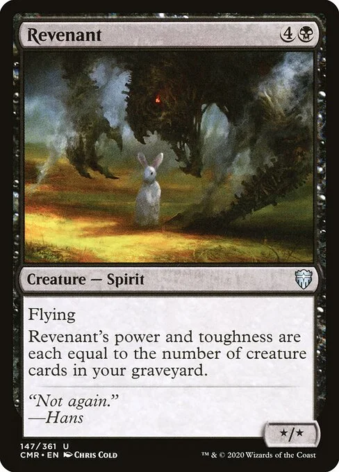 Revenant, carta Magic di tipo Creature — Spirit illustrata da Chris Cold