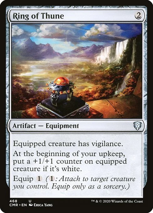 Ring of Thune, carta Magic di tipo Artifact — Equipment illustrata da Erica Yang