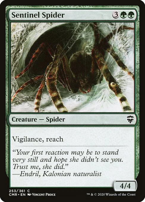 Sentinel Spider, carta Magic di tipo Creature — Spider illustrata da Vincent Proce