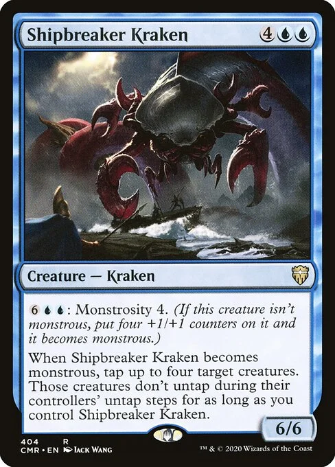 Shipbreaker Kraken, carta Magic di tipo Creature — Kraken illustrata da Jack Wang