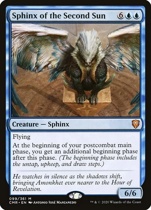 Sphinx of the Second Sun, carta Magic di tipo Creature — Sphinx illustrata da Antonio José Manzanedo