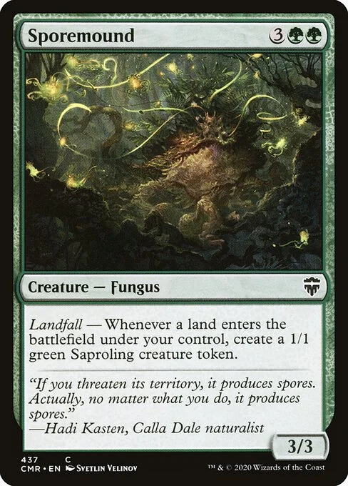 Sporemound, carta Magic di tipo Creature — Fungus illustrata da Svetlin Velinov