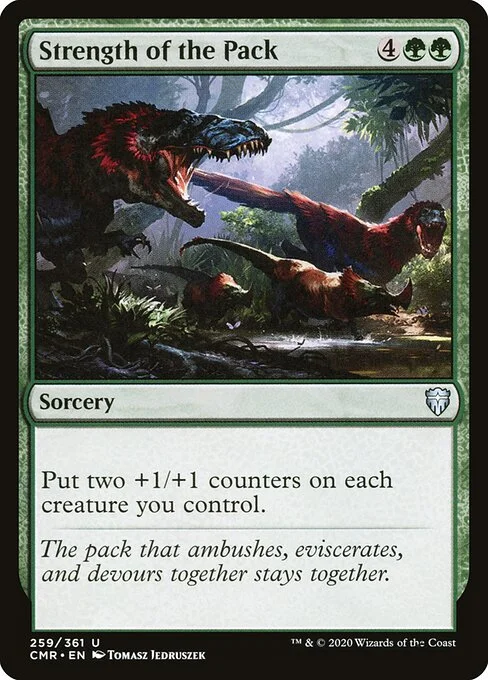Strength of the Pack, carta Magic di tipo Sorcery illustrata da Tomasz Jedruszek