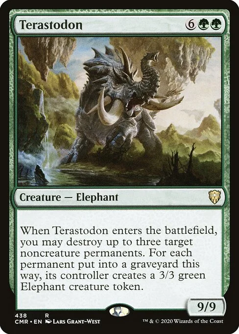 Terastodon, carta Magic di tipo Creature — Elephant illustrata da Lars Grant-West