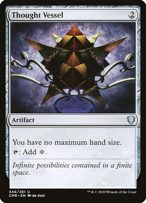 Thought Vessel, carta Magic di tipo Artifact illustrata da rk post