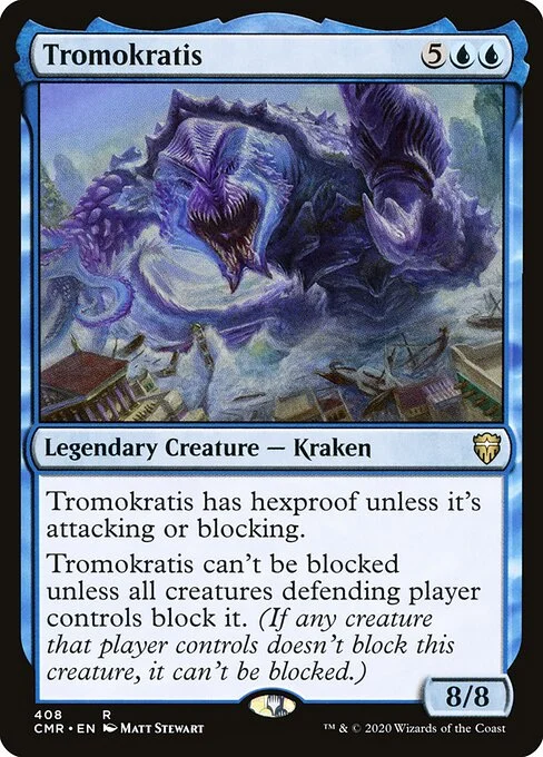 Tromokratis, carta Magic di tipo Legendary Creature — Kraken illustrata da Matt Stewart