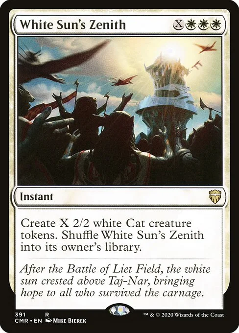White Sun's Zenith, carta Magic di tipo Instant illustrata da Mike Bierek