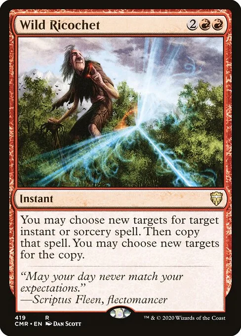 Wild Ricochet, carta Magic di tipo Instant illustrata da Dan Murayama Scott