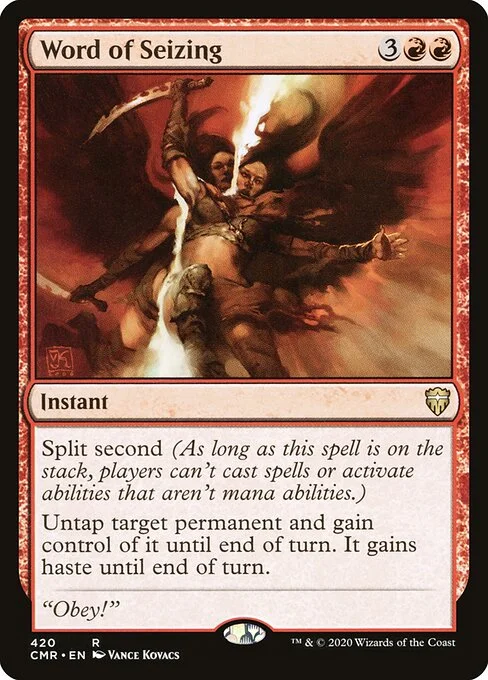 Word of Seizing, carta Magic di tipo Instant illustrata da Vance Kovacs