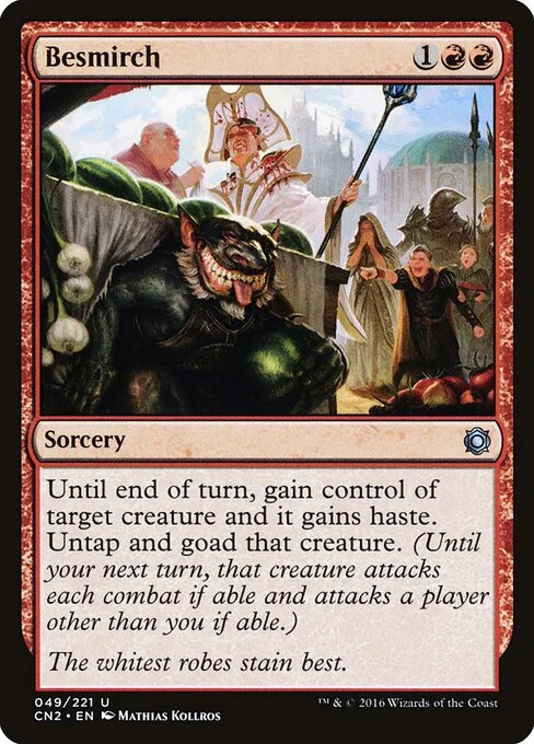 Besmirch, carta Magic di tipo Sorcery illustrata da Mathias Kollros