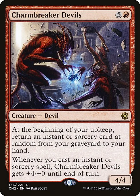 Charmbreaker Devils, carta Magic di tipo Creature — Devil illustrata da Dan Murayama Scott