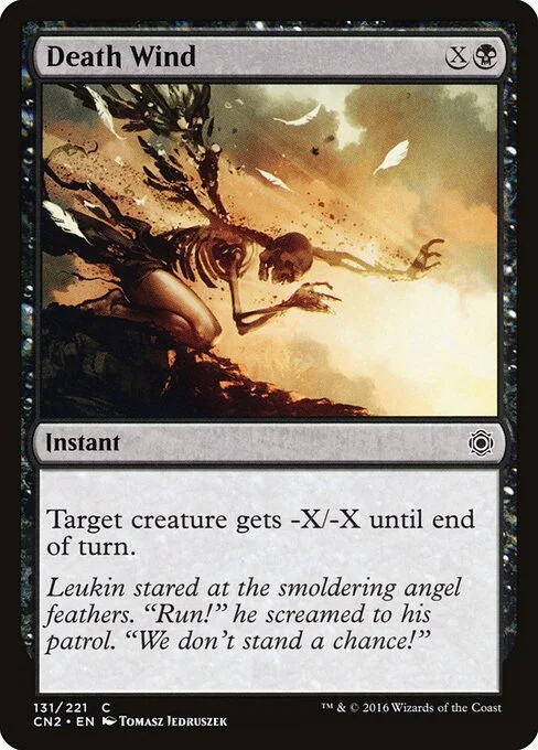 Death Wind, carta Magic di tipo Instant illustrata da Tomasz Jedruszek