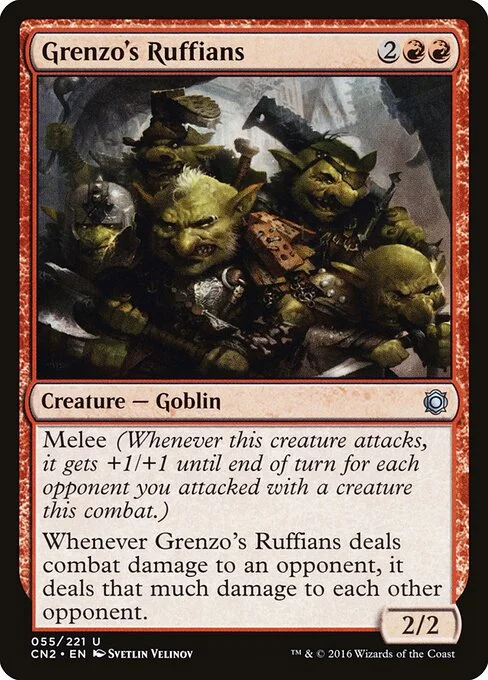 Grenzo's Ruffians, carta Magic di tipo Creature — Goblin illustrata da Svetlin Velinov