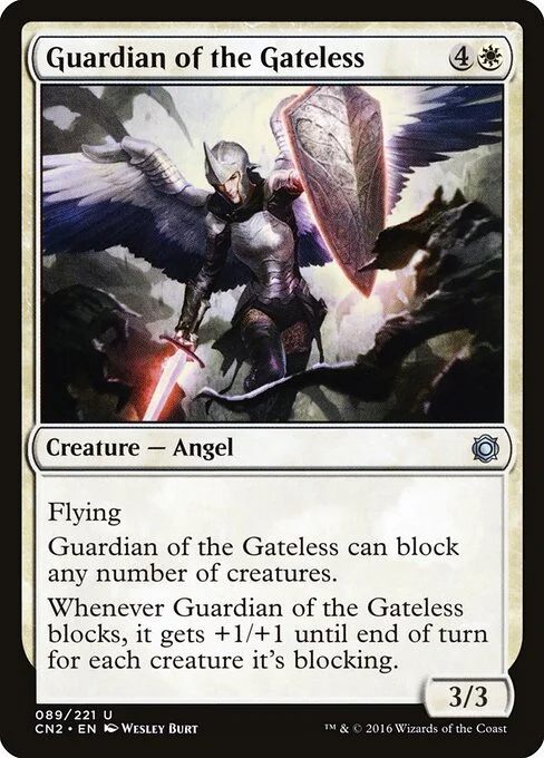 Guardian of the Gateless, carta Magic di tipo Creature — Angel illustrata da Wesley Burt
