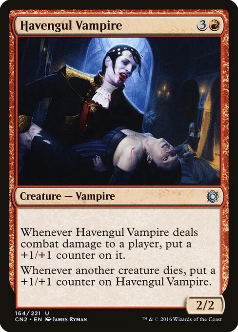 Havengul Vampire, carta Magic di tipo Creature — Vampire illustrata da James Ryman