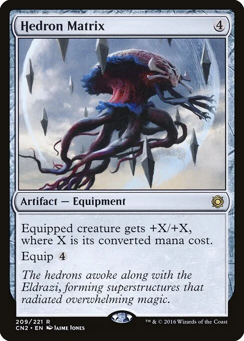 Hedron Matrix, carta Magic di tipo Artifact — Equipment illustrata da Jaime Jones