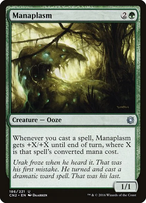 Manaplasm, carta Magic di tipo Creature — Ooze illustrata da Daarken