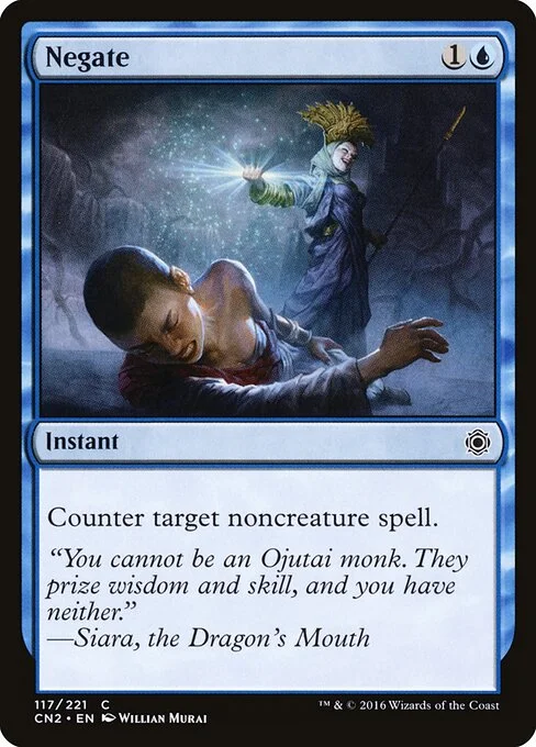 Negate, carta Magic di tipo Instant illustrata da Willian Murai