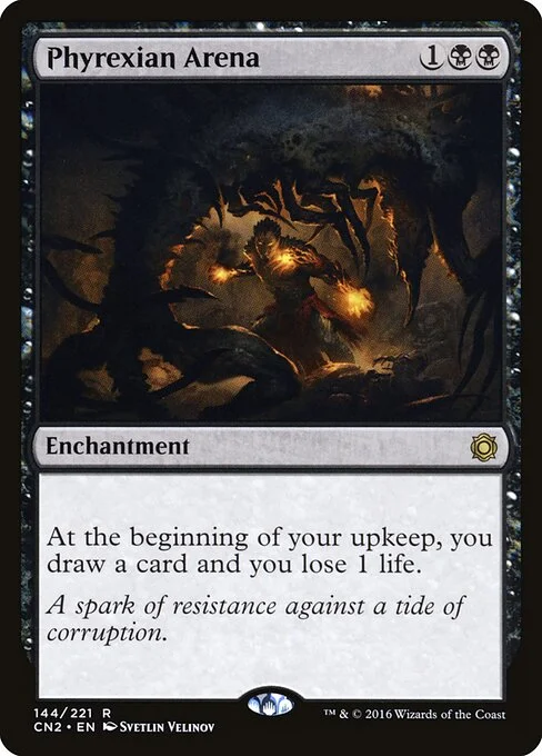 Phyrexian Arena, carta Magic di tipo Enchantment illustrata da Svetlin Velinov