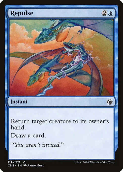 Repulse, carta Magic di tipo Instant illustrata da Aaron Boyd