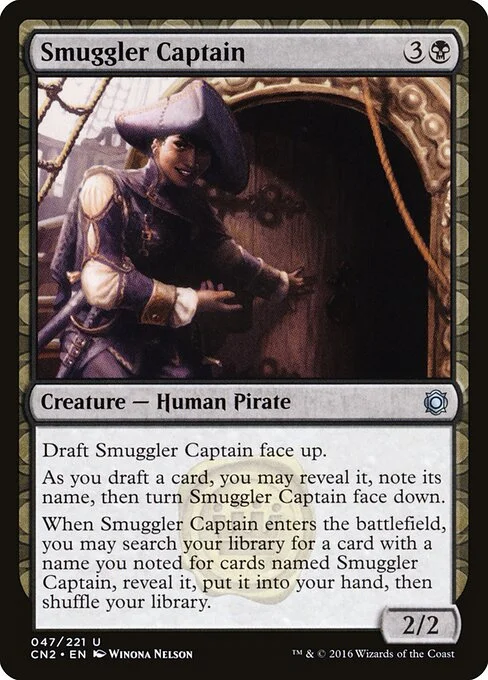 Smuggler Captain, carta Magic di tipo Creature — Human Pirate illustrata da Winona Nelson