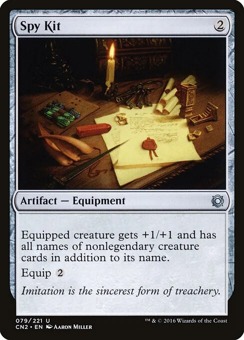 Spy Kit, carta Magic di tipo Artifact — Equipment illustrata da Aaron Miller