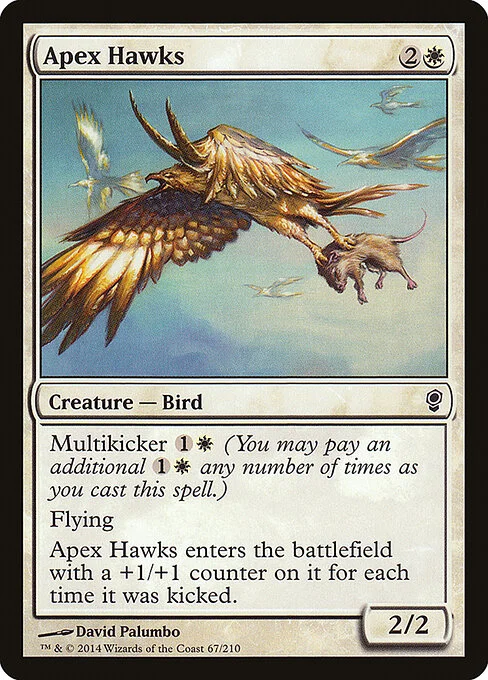Apex Hawks, carta Magic di tipo Creature — Bird illustrata da David Palumbo