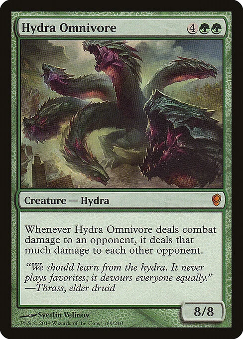 Hydra Omnivore, carta Magic di tipo Creature — Hydra illustrata da Svetlin Velinov
