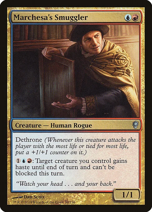 Marchesa's Smuggler, carta Magic di tipo Creature — Human Rogue illustrata da Dan Murayama Scott
