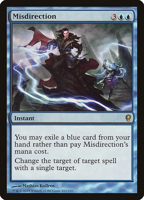 Misdirection, carta Magic di tipo Instant illustrata da Mathias Kollros