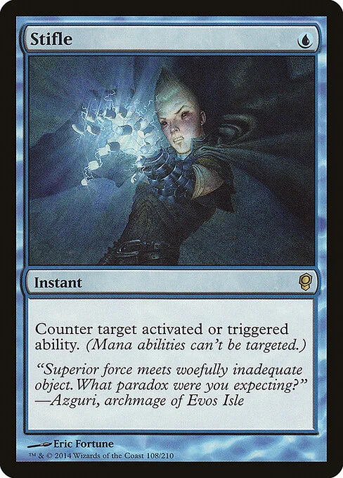Stifle, carta Magic di tipo Instant illustrata da Eric Fortune