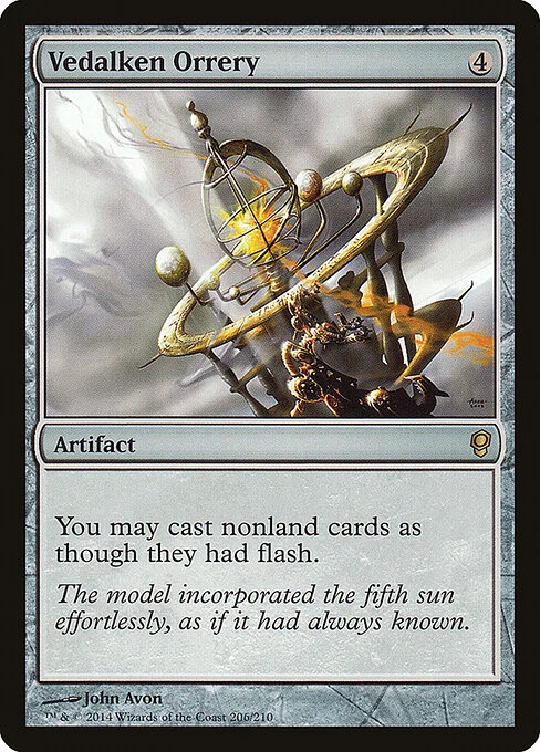 Vedalken Orrery, carta Magic di tipo Artifact illustrata da John Avon